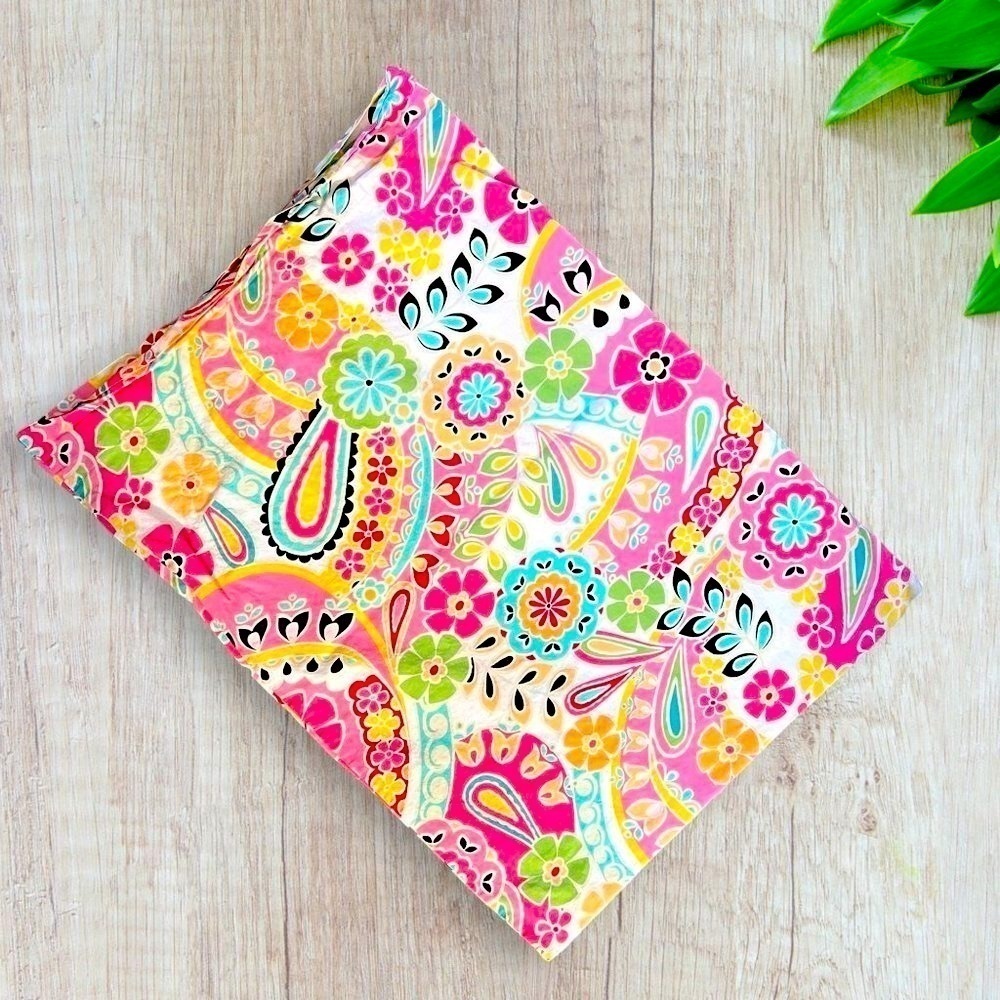 POTTERY BARN TEEN Pink Orange Paisley Standard Size Pillowcase Pillow Case (1)